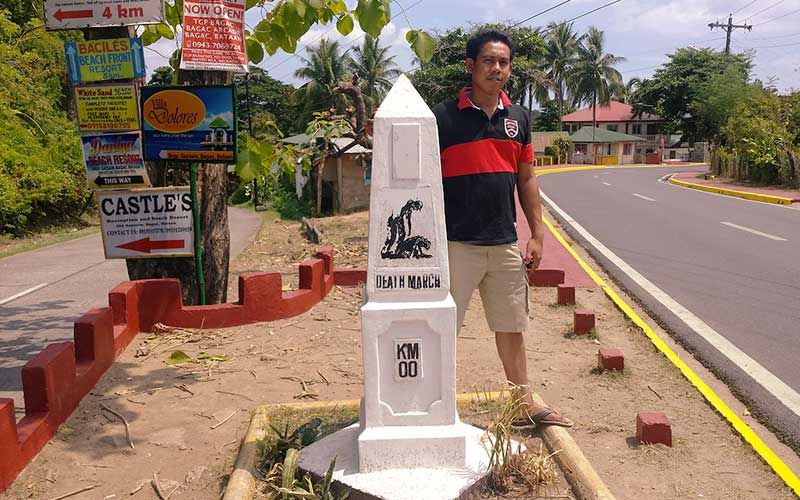 The Zero Kilometer Death March Marker